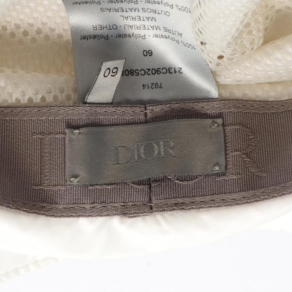 Dior Safari Hat Polyester White View 4
